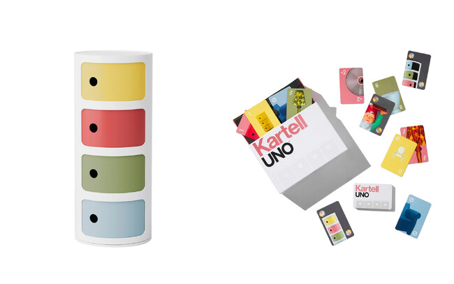 カルテル名作収納「コンポニビリ」がカードゲーム「UNO」とコラボレーション！UNOスペシャルデッキ付き「コンポニビリ ウノ」数量限定発売