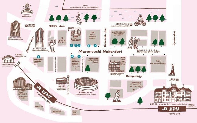 丸の内仲通りのショーウィンドウを現代アートが彩るイベント「有楽町ウィンドウギャラリー2024」3月1日(金)より開催