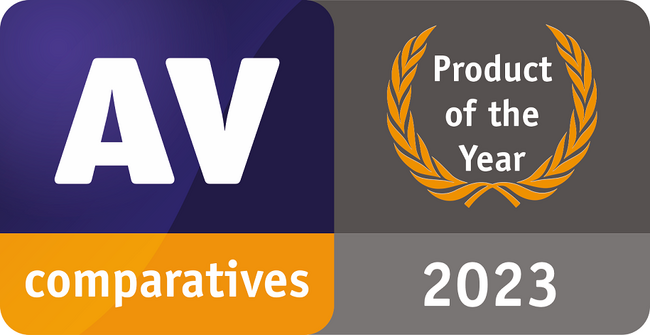 「カスペルスキー スタンダード」が、2023年度AV-Comparativesの「Product of the Year（年間最優秀製品賞）」を受賞