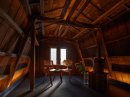ギャンブレル屋根の内観 ギャンブレル屋根の内観