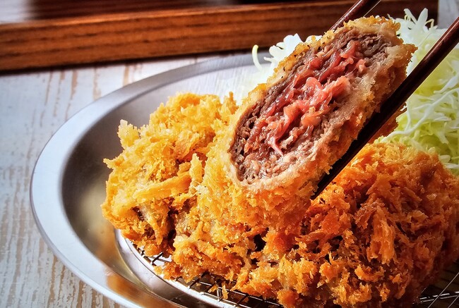 【極厚】牛肉を9~10枚重ねたミルフィーユ牛カツが川崎駅徒歩５分の「THE BIFTEKI」に新登場！