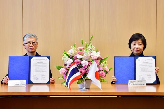 日本女子大学がタイのシラパコーン大学と学術交流に関する大学間協定を締結