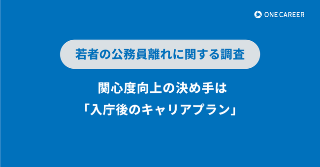 【若者の公務員離れに関する調査】大学生が考える、公務員への関心度向上の決め手は「入庁後のキャリアプラン」