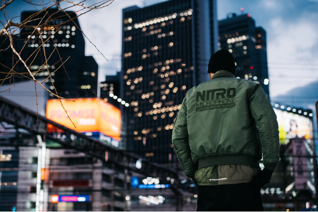 【AVIREX×NITRO MICROPHONE UNDERGROUND】コラボレーションMA-1 発売！