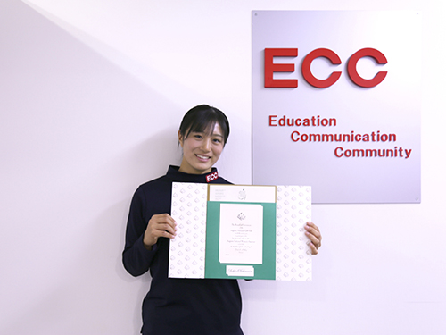 ECC学園高等学校 スーパーアスリートコース ゴルフ部　中村心さん　オーガスタナショナル女子アマチュア選手権 出場決定