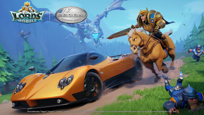 『ロードモバイル』×『Pagani』全世界でコラボが決定！