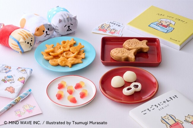 LINEスタンプで大人気の「ごろごろにゃんすけ」とコラボ！ゆるかわいさが魅力のごろごろにゃんすけをイメージした「ごろごろにゃんすけシリーズ4品」を2024年2月5日(月)に新発売いたします。