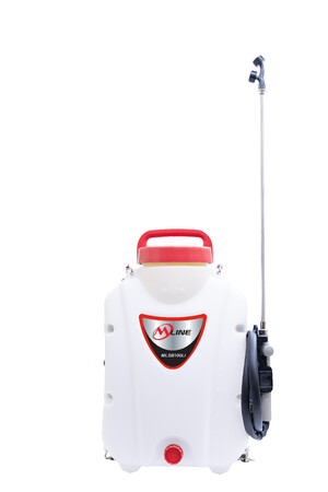 【新製品情報】 スイッチ連動グリップで電力消費を抑える シリーズ初のバッテリー式10L背負動噴MLSB100Liを発売開始
