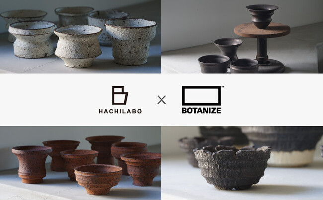 塊根植物ブランド「BOTANIZE（ボタナイズ）」、鉢ECブランド「HACHILABO（ハチラボ）」の人気作家鉢を販売する店頭イベントを2月9日（金）～2月13日（火）に表参道店で開催