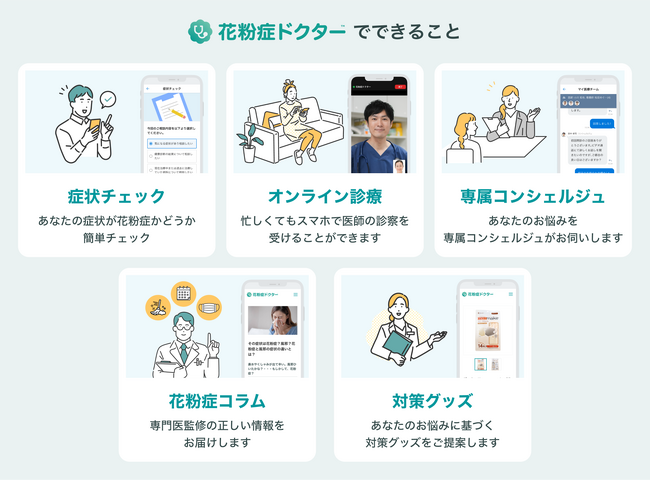 ドクターズ株式会社、オンライン花粉症対策支援サービス「花粉症ドクター(TM)」を提供開始