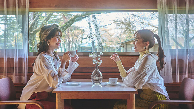 【軽井沢プリンスホテル ウエスト】関東圏よりも遅く見頃を迎える軽井沢で絶景お花見体験「春限定スイーツ付き お部屋でお花見ステイプラン」が初登場