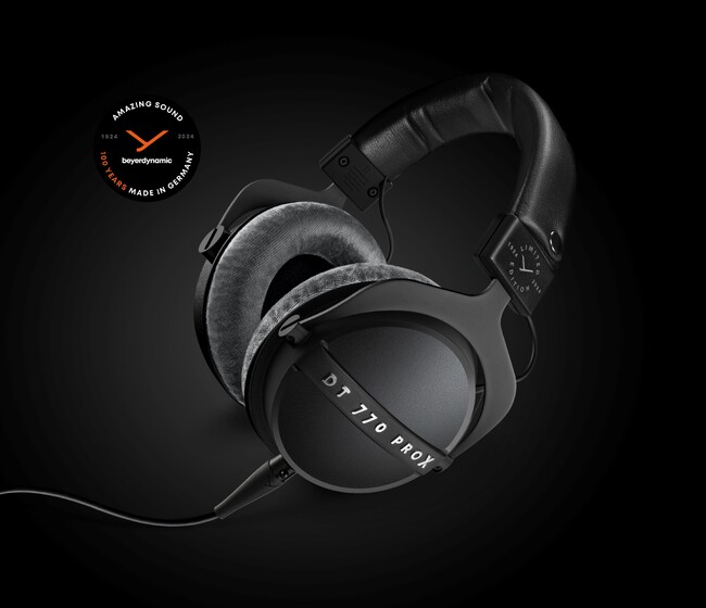 ブランド創立100周年、ドイツのオーディオメーカーbeyerdynamicが記念すべきモニターヘッドホン「DT 770 PRO X Limited Edition」を発表。今春、国内取扱い開始へ。