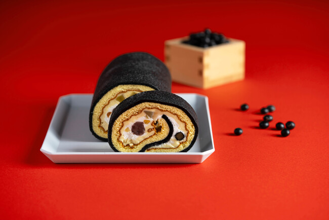 【和楽紅屋】スイーツで迎える節分。和スイーツ専門店が作る「恵方巻きロール」。２月３日までの限定販売。