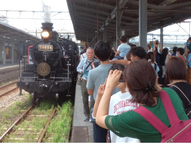 まもなく勇退！SL人吉お見送りイベント in 久留米駅