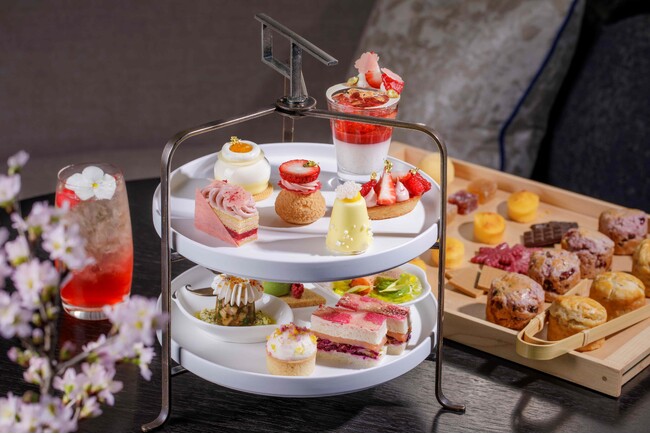 【フォーシーズンズホテル東京大手町】春色のパステルカラーに包まれた フォーシーズンズスプリングアフタヌーンティー