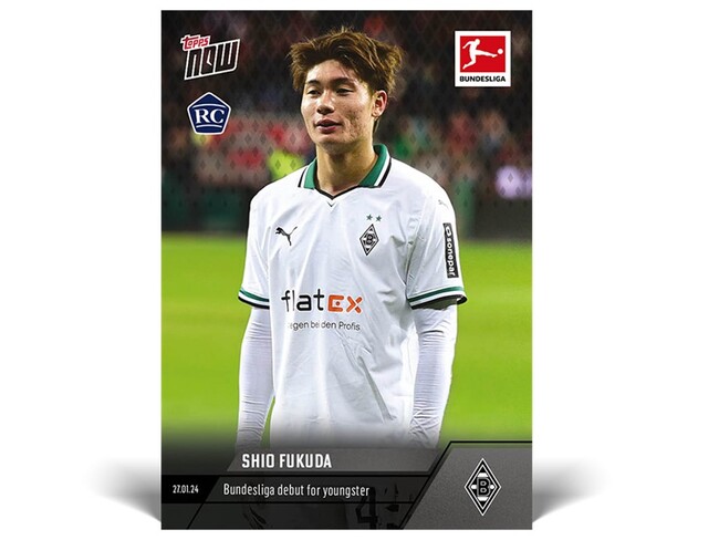 Topps株式会社が　Topps NOW新商品「Topps JP - Shio Fukuda - Bundesliga TOPPS NOW(R) Card #106」発売開始を発表