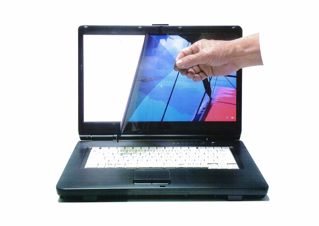 あなた以外には画面が真っ白にしか見えない！あなたのPCに「絶対にのぞかれない」衝撃的な情報漏洩加工を施す「ミラーレン(R)」が東京インターナショナル ギフト・ショーに出展。