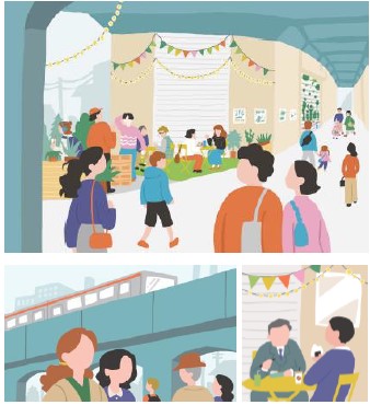 高円寺・阿佐ケ谷駅間高架下で「高架下PARKLET」を開催！
