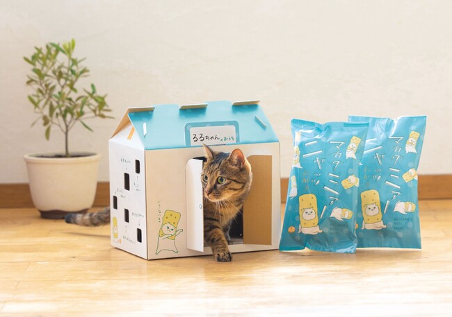 ２.22（ニャンニャンニャン）【猫の日】に食べて美味しく、ニャンコも遊べる　限定ネコ柄『マカダミアニャッツＢＯＸ』2月6日より発売