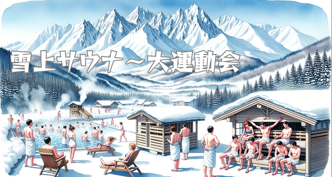 【雪の運動会×サウナ】冬の新アクティビィティ体験イベント開催