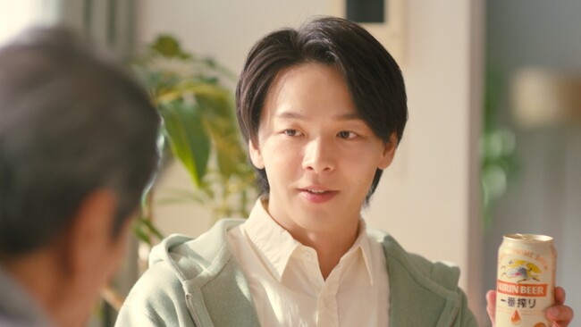 せっかく飲むなら、ちょっといいビール。※1　中村倫也さんが「キリン一番搾り(R)」の魅力を再発見する新TVCMシリーズがスタート！