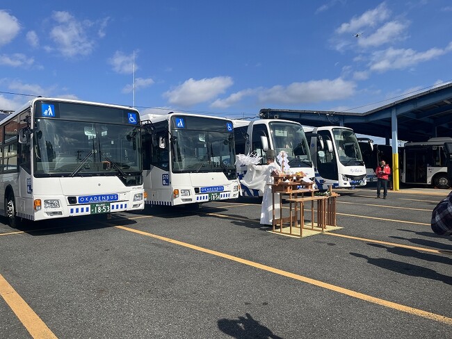 「こんな日が来るとは」とコロナ禍を知る車両管理者　両備バスと岡電バスに4年ぶりバスの新車が入りました！
