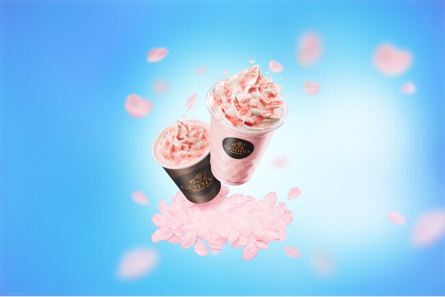ホワイトチョコレートベースのチョコレートドリンクに桜あん！「ショコリキサー さくら満開」「ホットショコリキサー さくら満開」