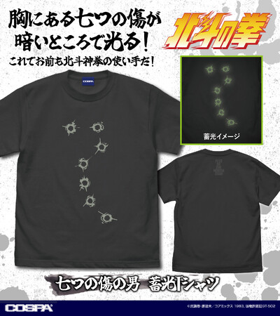 アクション漫画の金字塔『北斗の拳』より「七つの傷」「でかいババァ」Tシャツ登場！【株式会社コスパ】