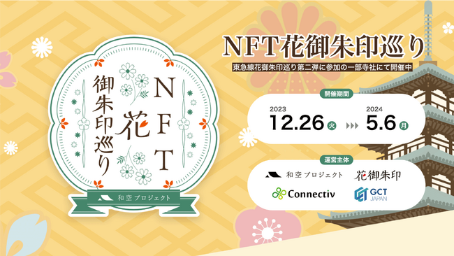 「東急線花御朱印巡り 第2弾」の一部の寺社で開催される「NFT花御朱印巡り」にConnectivが運営として参画