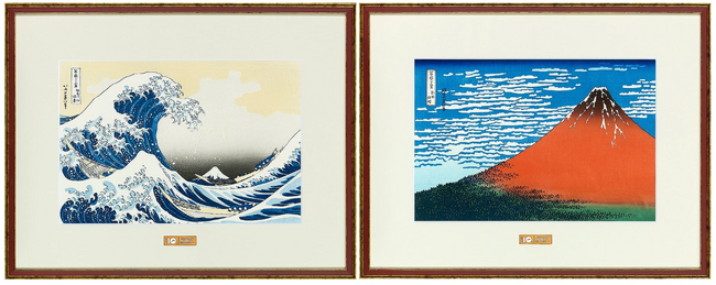 浪裏も！赤富士も！北斎・広重の名画が匠の技で甦る富士山世界文化遺産登録10周年記念『浮世絵富士山』絶賛販売中