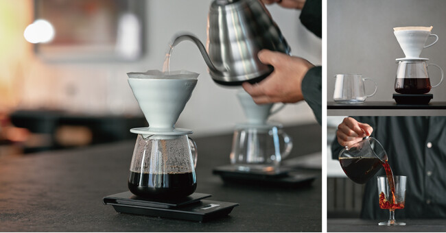 トップバリスタの声から生まれたコーヒーサーバーの新定番「V60 バリスタサーバー」新登場