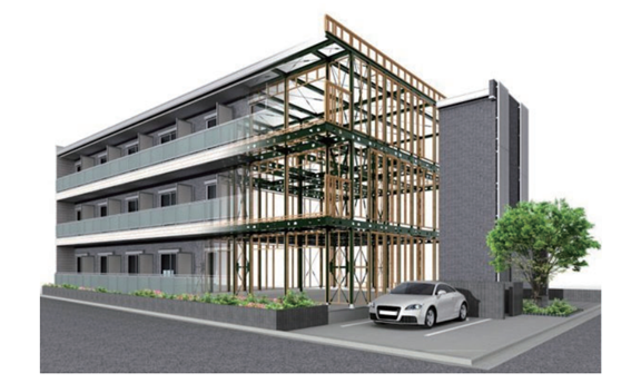 ZEH-M仕様 投資用賃貸集合住宅1棟目が完成