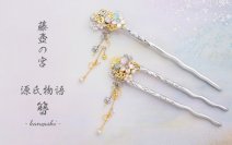 ピアスのようなイヤリング「ぴあり」を製作するジュエリー京都　「源氏物語」シリーズの新作かんざし「藤壺の宮」を2月9日(金)に数量限定発売！