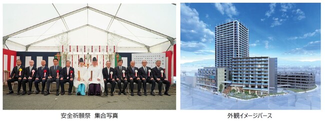 「三島駅南口東街区Ａ地区第一種市街地再開発事業」 安全祈願祭を開催