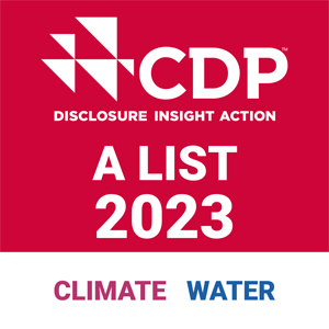 「ＣＤＰ気候変動」と「ＣＤＰ水セキュリティ」の両部門において最高評価「Ａリスト企業」に2年連続でダブル認定（ニュースレター）
