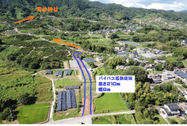 バイパス道路建設地 バイパス道路建設地