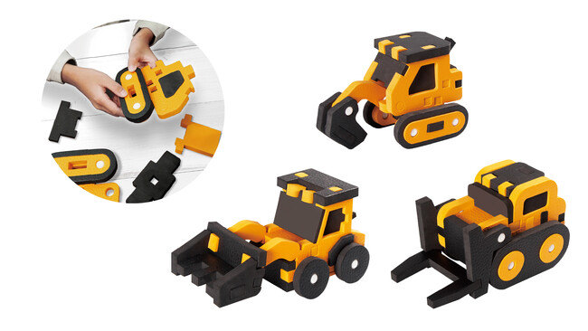 「柔らかいブロックって何がいいの？」動く＆洗える知育玩具2種が3月新発売