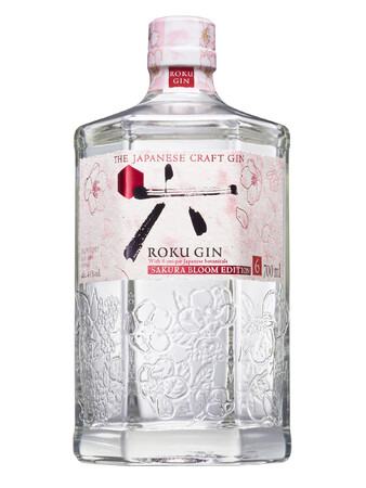 サントリージャパニーズクラフトジン「ＲＯＫＵ〈六〉ＳＡＫＵＲＡ ＢＬＯＯＭ ＥＤＩＴＩＯＮ」数量限定新発売