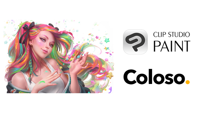 「CLIP STUDIO PAINT」とオンライン講座サービス「Coloso」がコラボレーション！「CLIP STUDIO PAINT」プレゼントキャンペーンをグローバルに開催