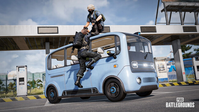 PUBG: BATTLEGROUNDS Rondoマップに新規車両「PICO BUS」実装