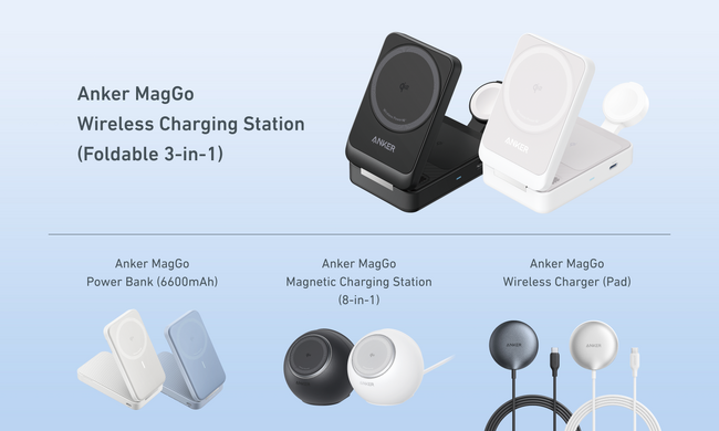 【Anker】業界最新規格であるQi2認証を取得！最大15W出力でマグネット式ワイヤレス充電が可能な4製品を予約販売開始