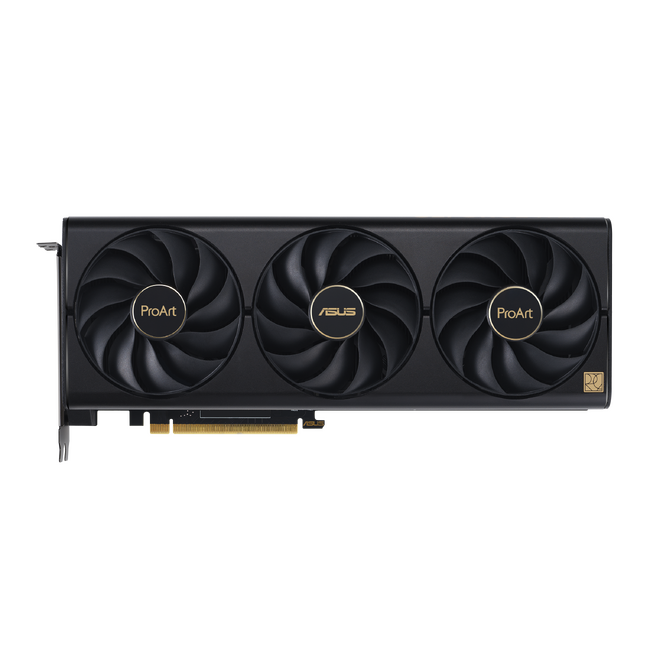 ASUSのクリエイター向けブランド「ProArt」より静音性と冷却に優れ、2.5スロットとコンパクトな設計のNVIDIA RTX(TM) 4070 Ti Super搭載のビデオカードを発表。