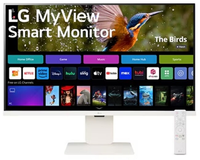 “LG MyView Smart Monitor“としてさらに進化！4K IPSパネルでwebOS搭載の「32SR83U-W」を2月中旬より順次発売