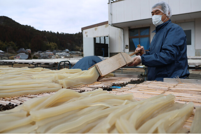 江戸時代から続く高槻市の伝統産業「寒天」の生産が最盛期