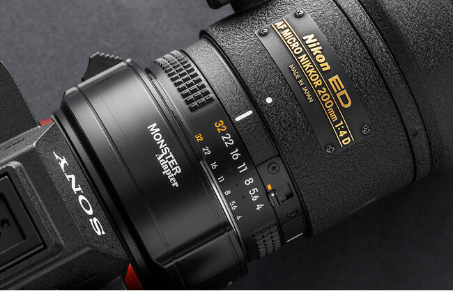 MonsterAdapter：ニコンFレンズ → ソニーE変換用 マウントアダプター「LA-FE2」 発売