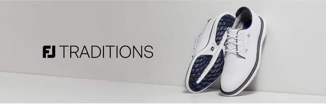 【FootJoy NEWシューズ発売】TRADITIONSシリーズからブルーチャー（外羽根）タイプのスパイクレスゴルフシューズ「FJ TRADITIONS SPIKELESS」が登場