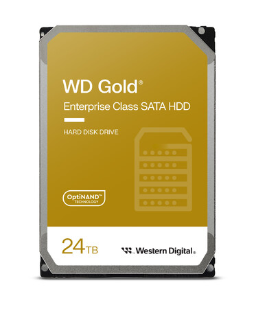 WD GOLD(TM) 24TB HDD製品の出荷開始
