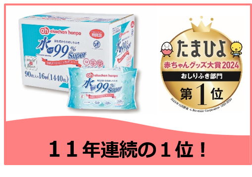 「たまひよ赤ちゃんグッズ大賞２０２４」１１年連続で１位を獲得！