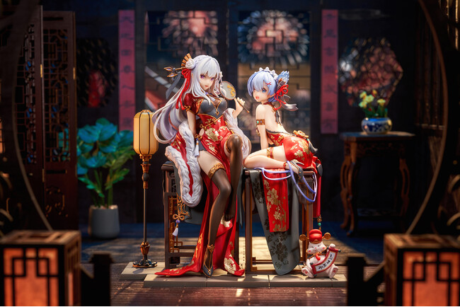 『Re:ゼロから始める異世界生活』より、エミリア優雅美人2024新春ver.とレム優雅美人2024新春ver.フィギュアが全世界各2024個限定で登場！