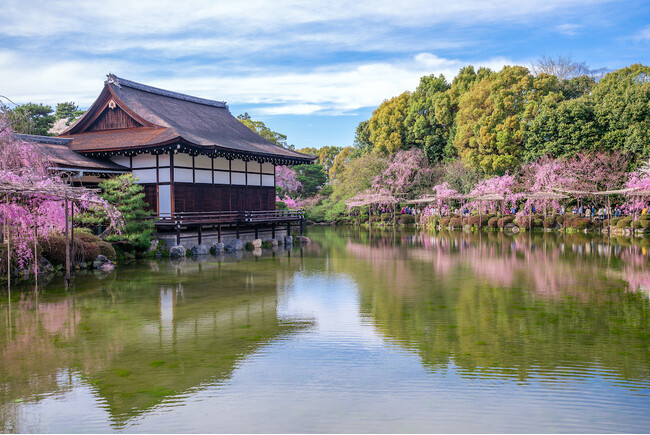 【平安神宮会館】桜の名所としても名高い春の平安神宮を神職の案内でめぐる貴賓館「尚美館」ツアーの予約受付を開始